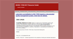 Desktop Screenshot of isoiec17025.com