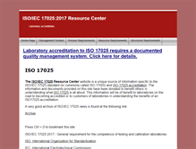 Tablet Screenshot of isoiec17025.com